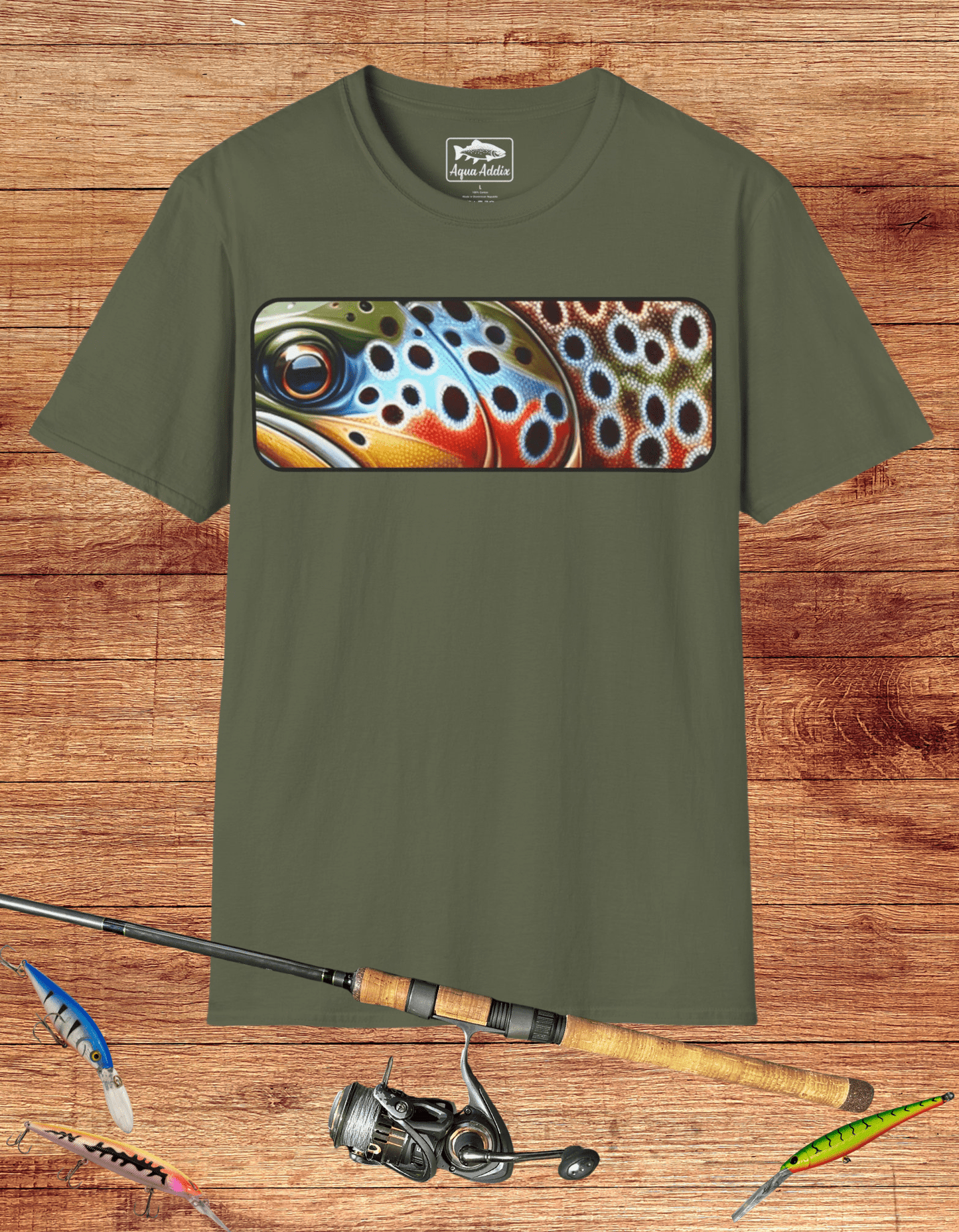 Brown Trout Print Tee