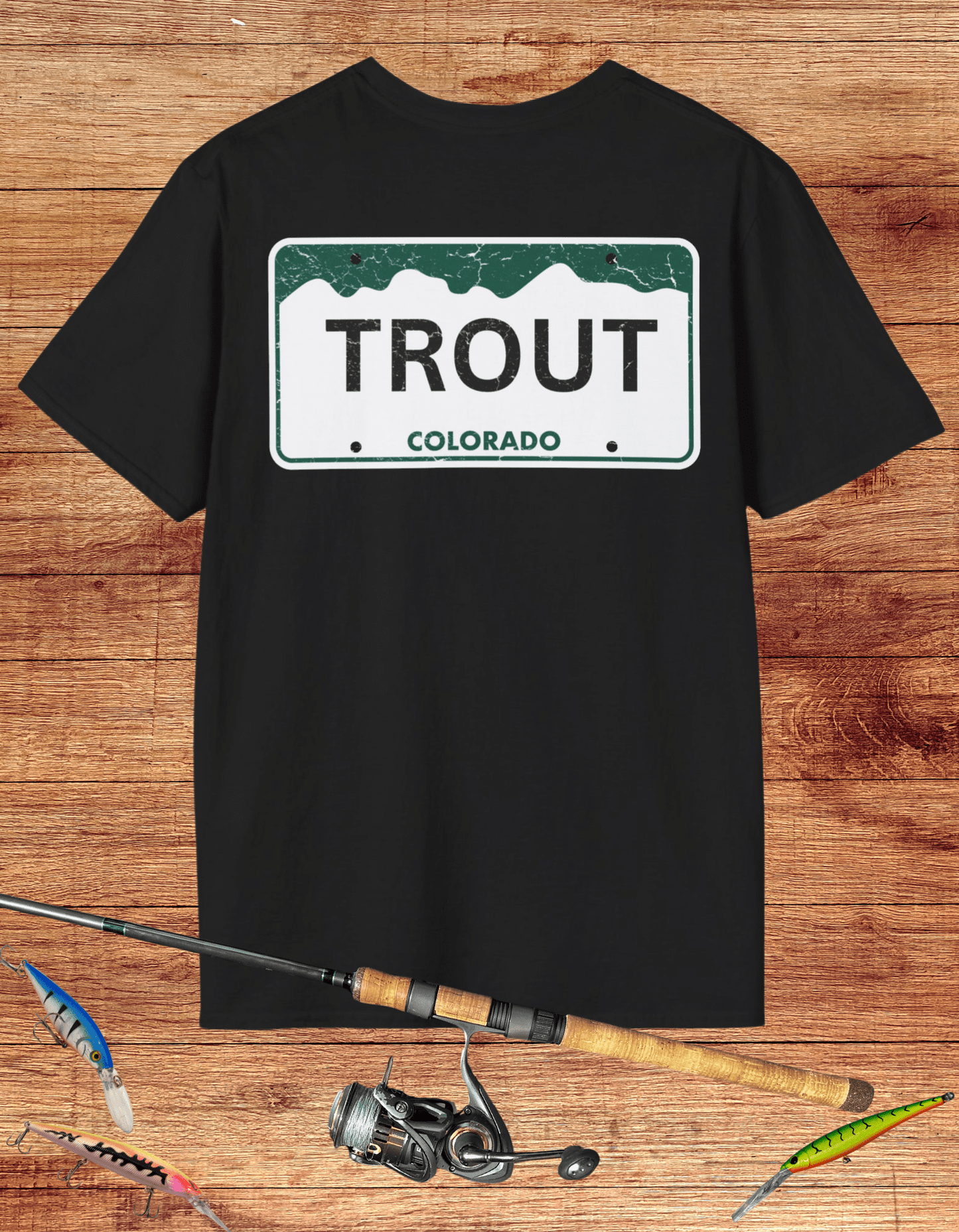 Colorado Trout License Plate Tee