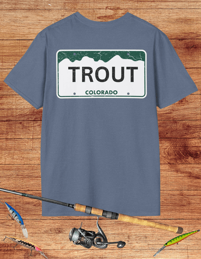 Colorado Trout License Plate Tee