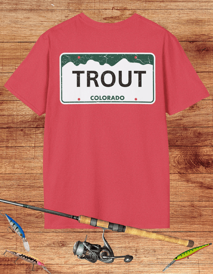 Colorado Trout License Plate Tee