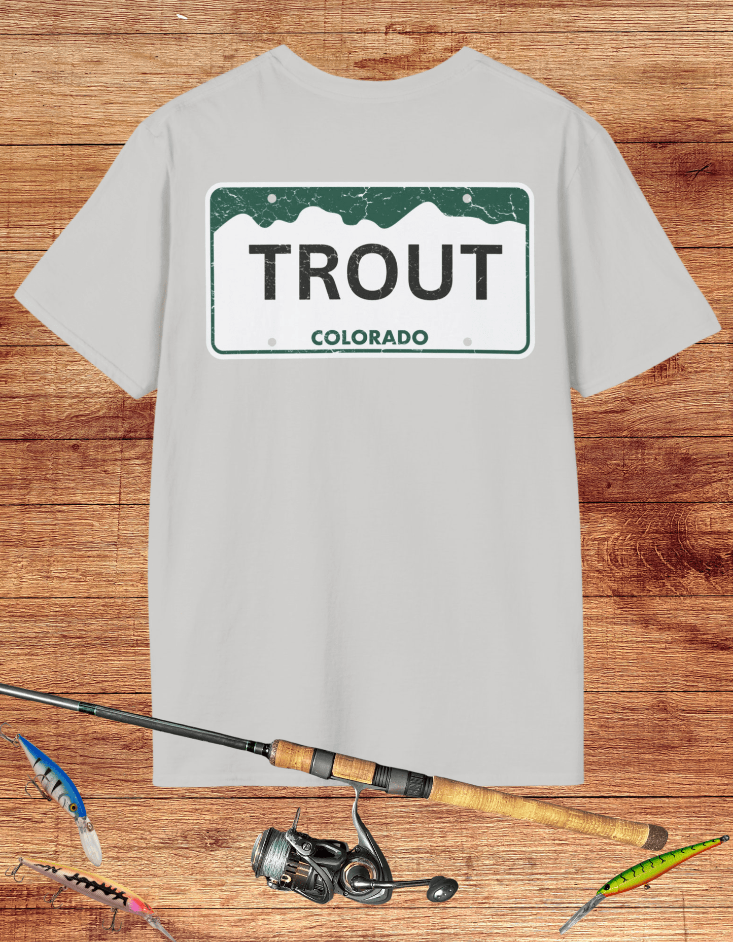 Colorado Trout License Plate Tee