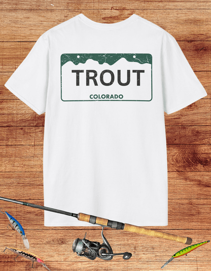 Colorado Trout License Plate Tee