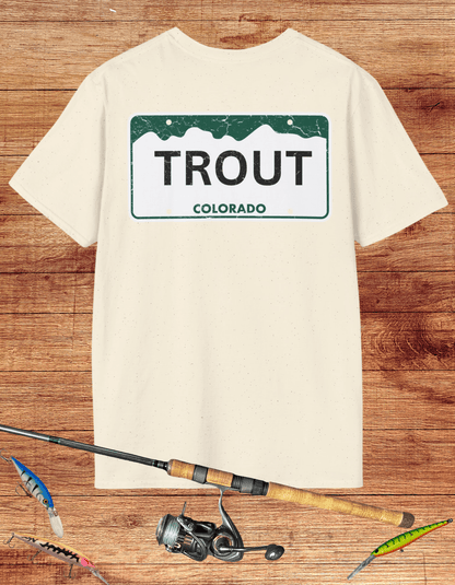 Colorado Trout License Plate Tee