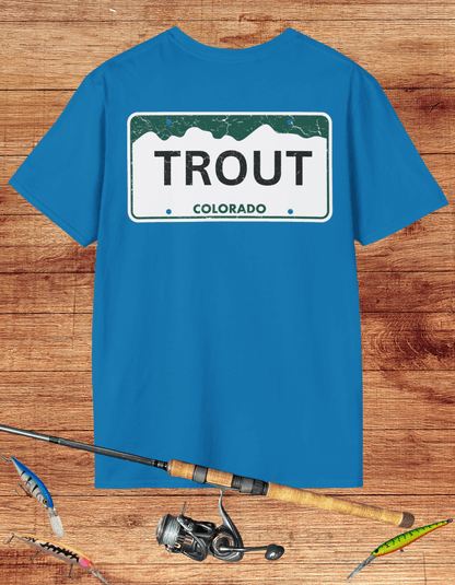 Colorado Trout License Plate Tee