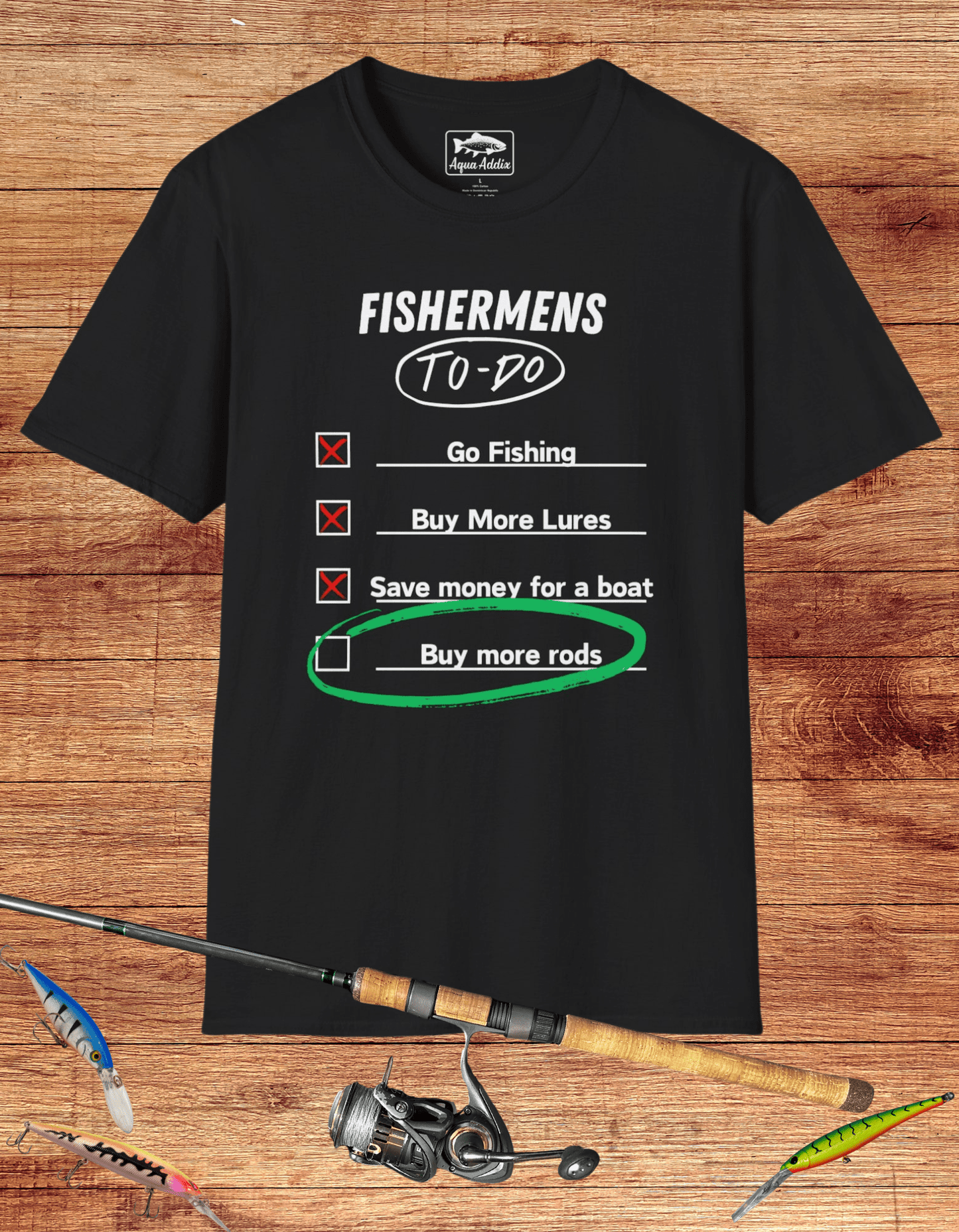 Fishermens To-Do Tee