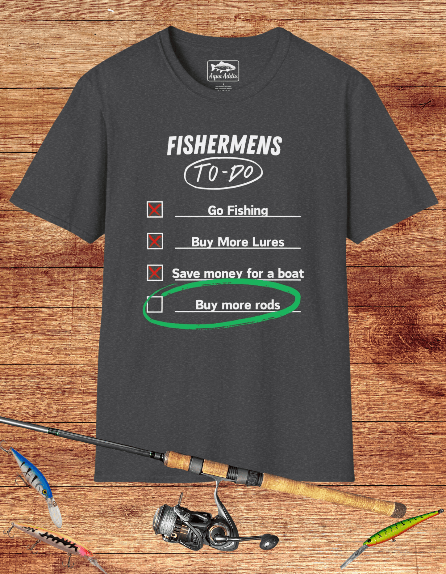 Fishermens To-Do Tee