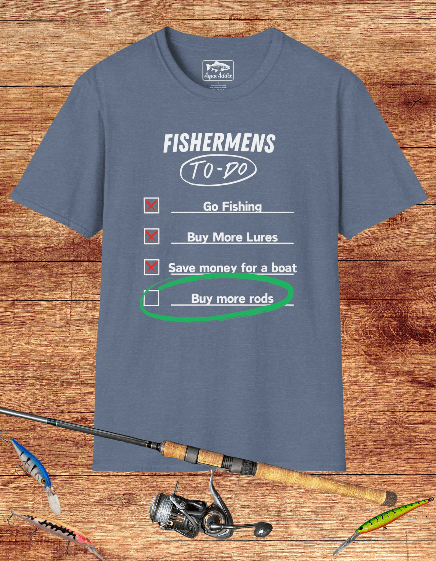 Fishermens To-Do Tee