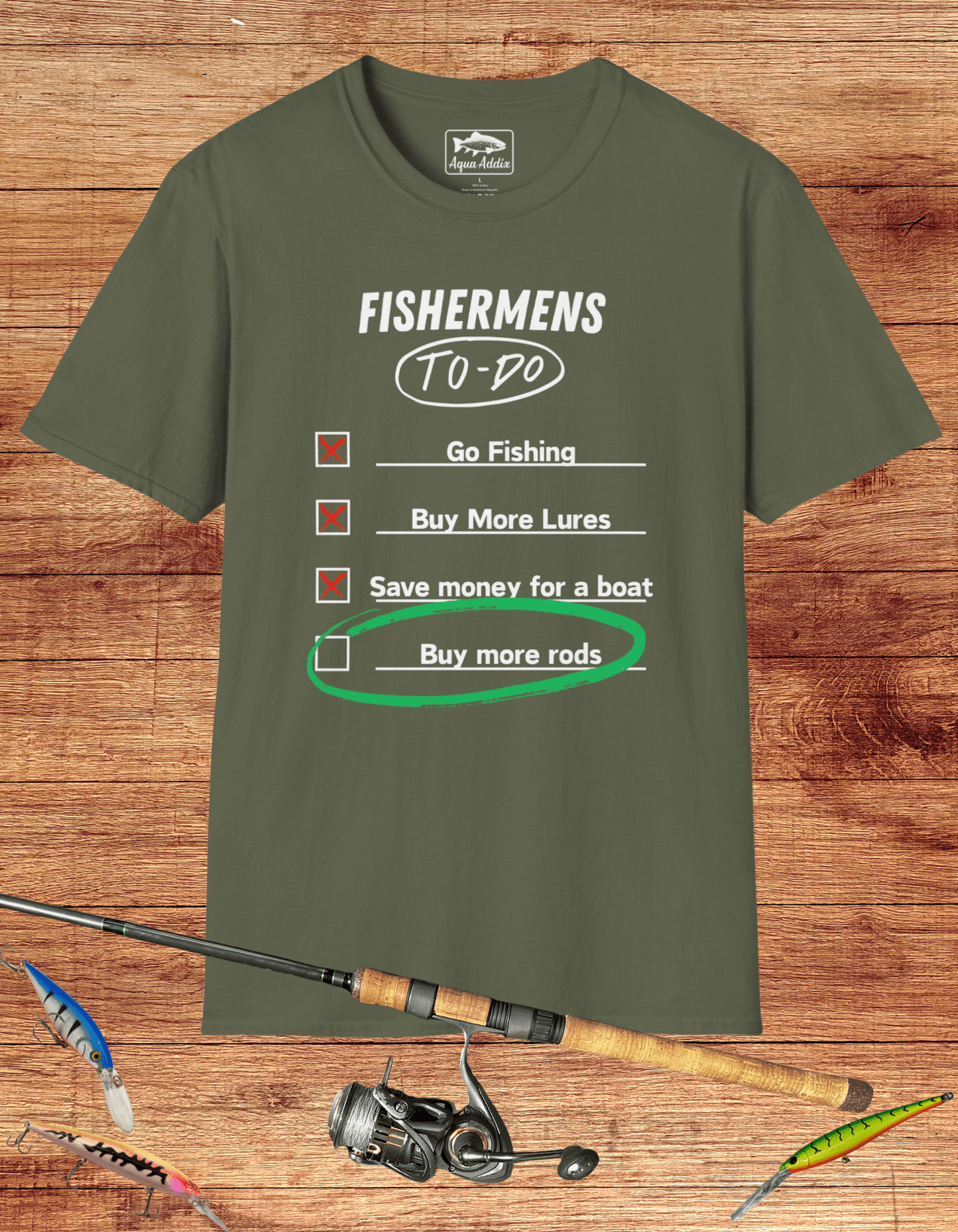 Fishermens To-Do Tee