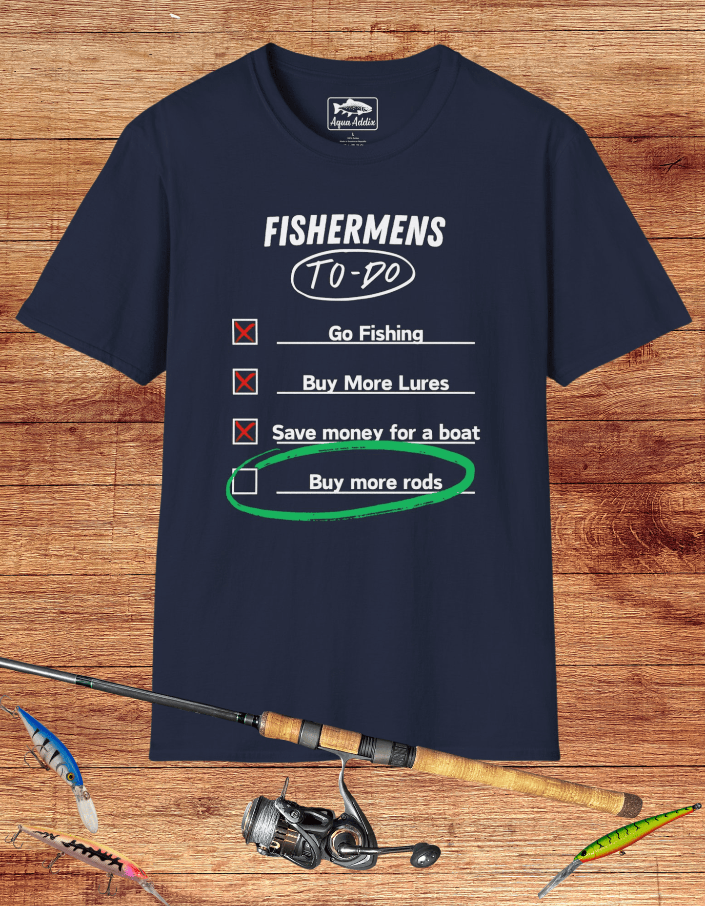 Fishermens To-Do Tee