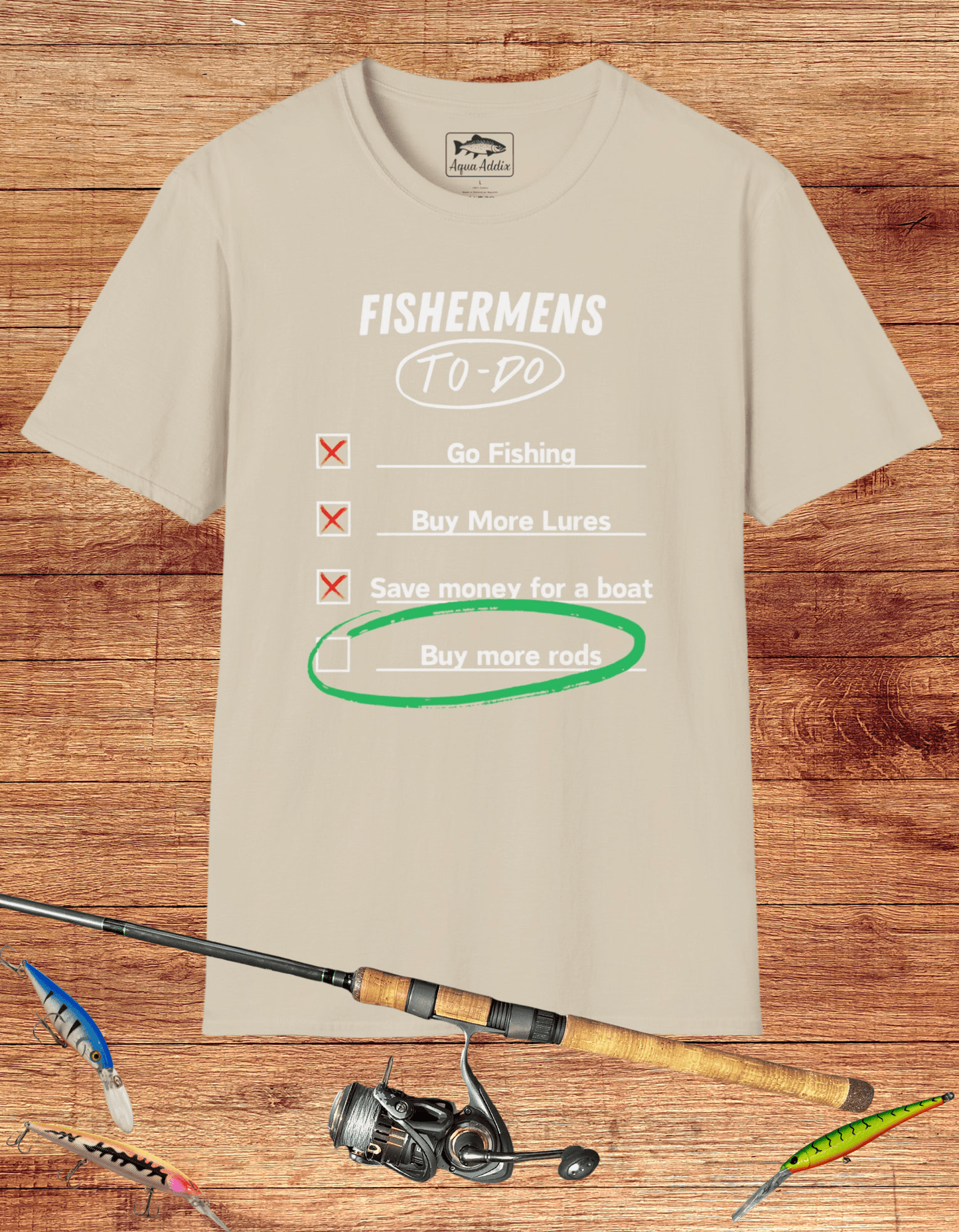 Fishermens To-Do Tee