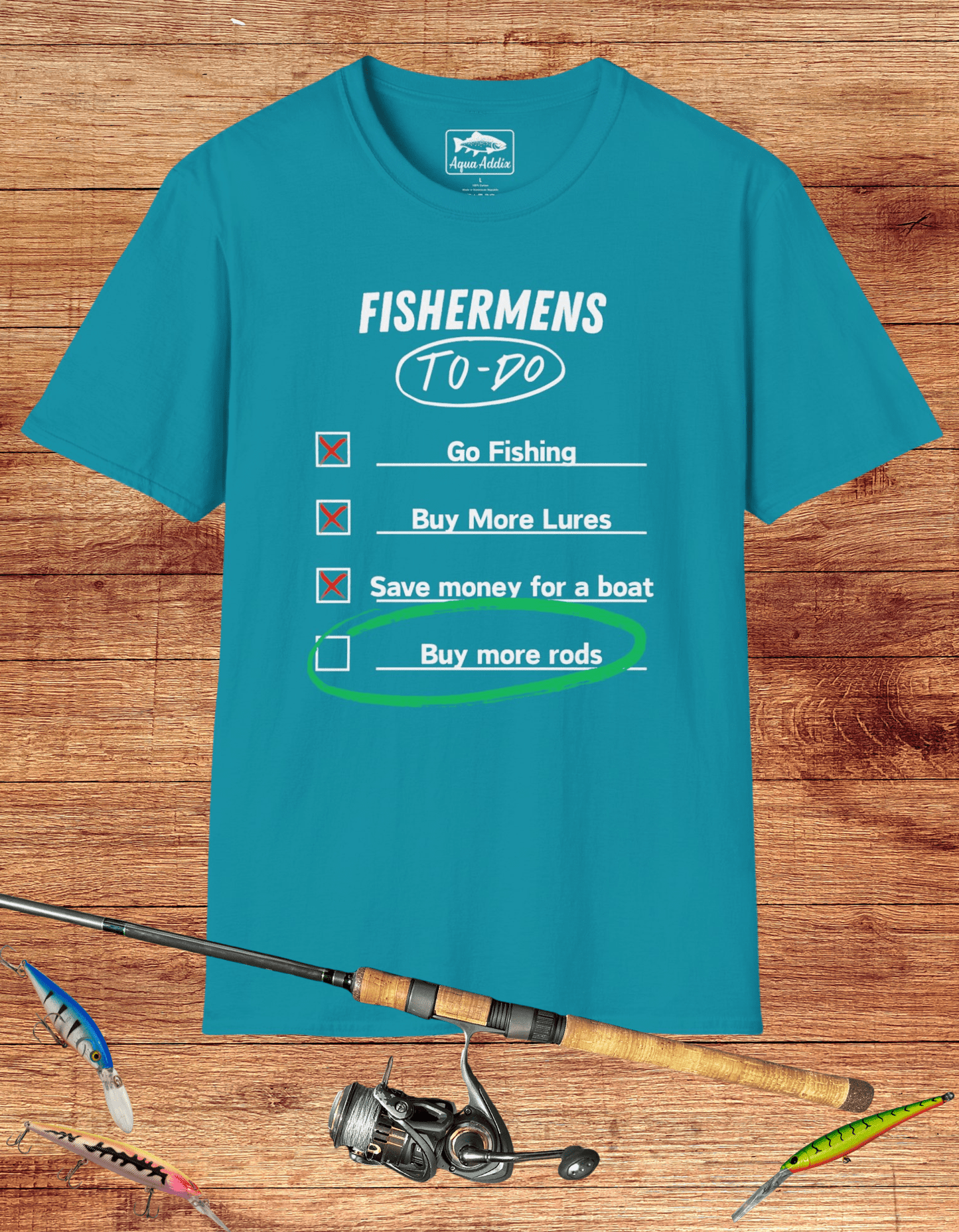 Fishermens To-Do Tee