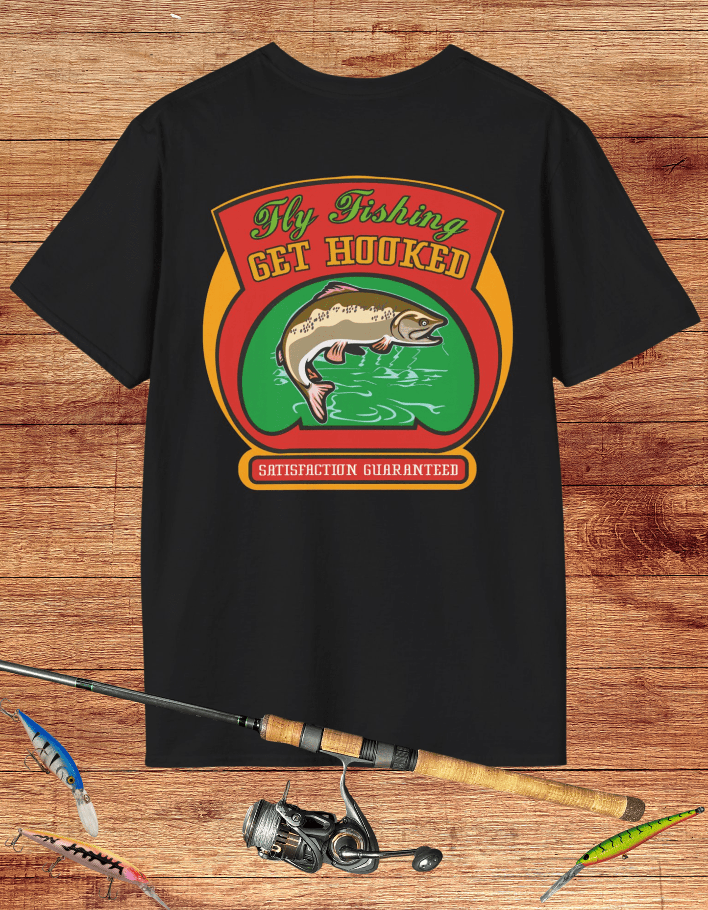 Fly Fishing Get Hooked Tee