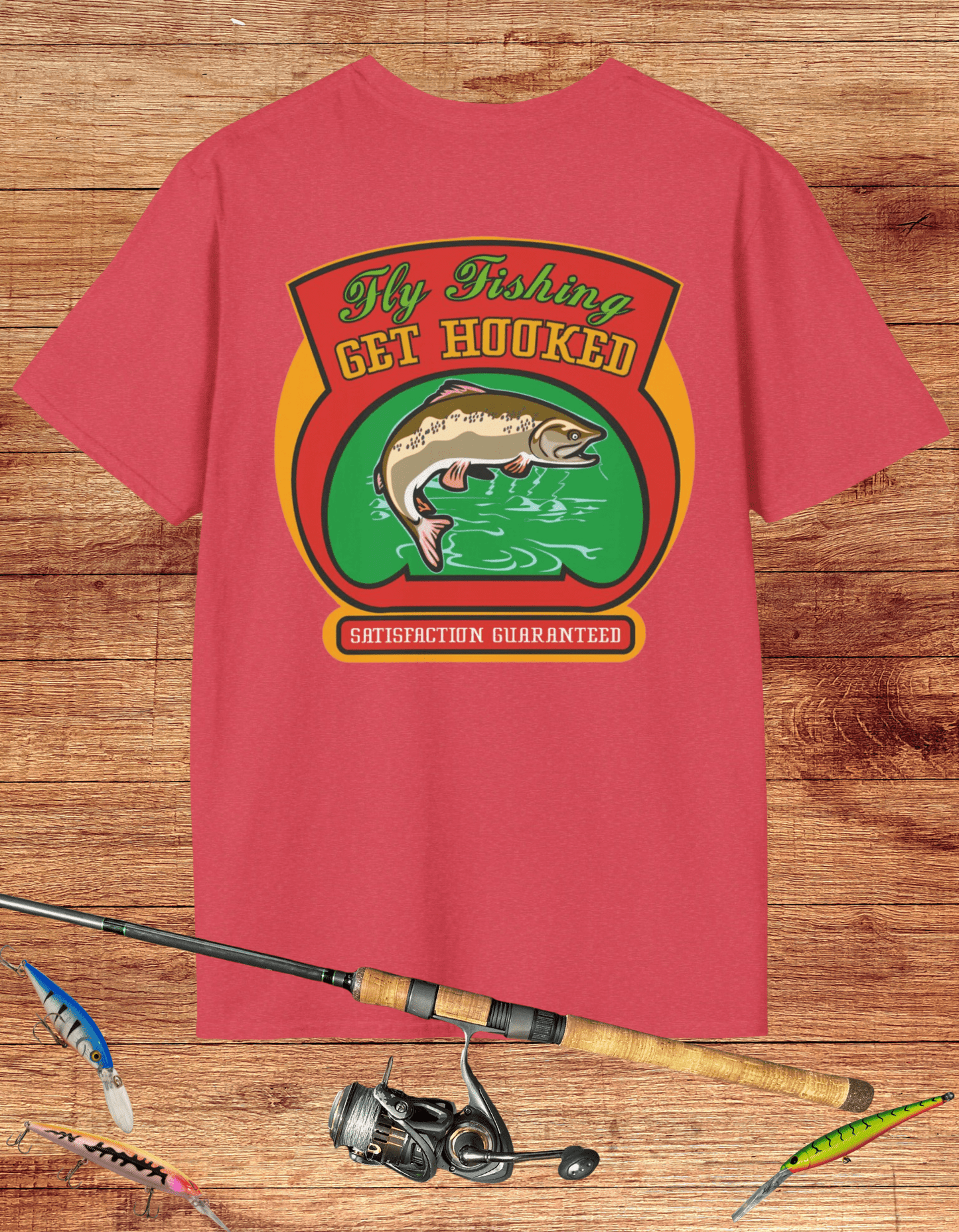 Fly Fishing Get Hooked Tee