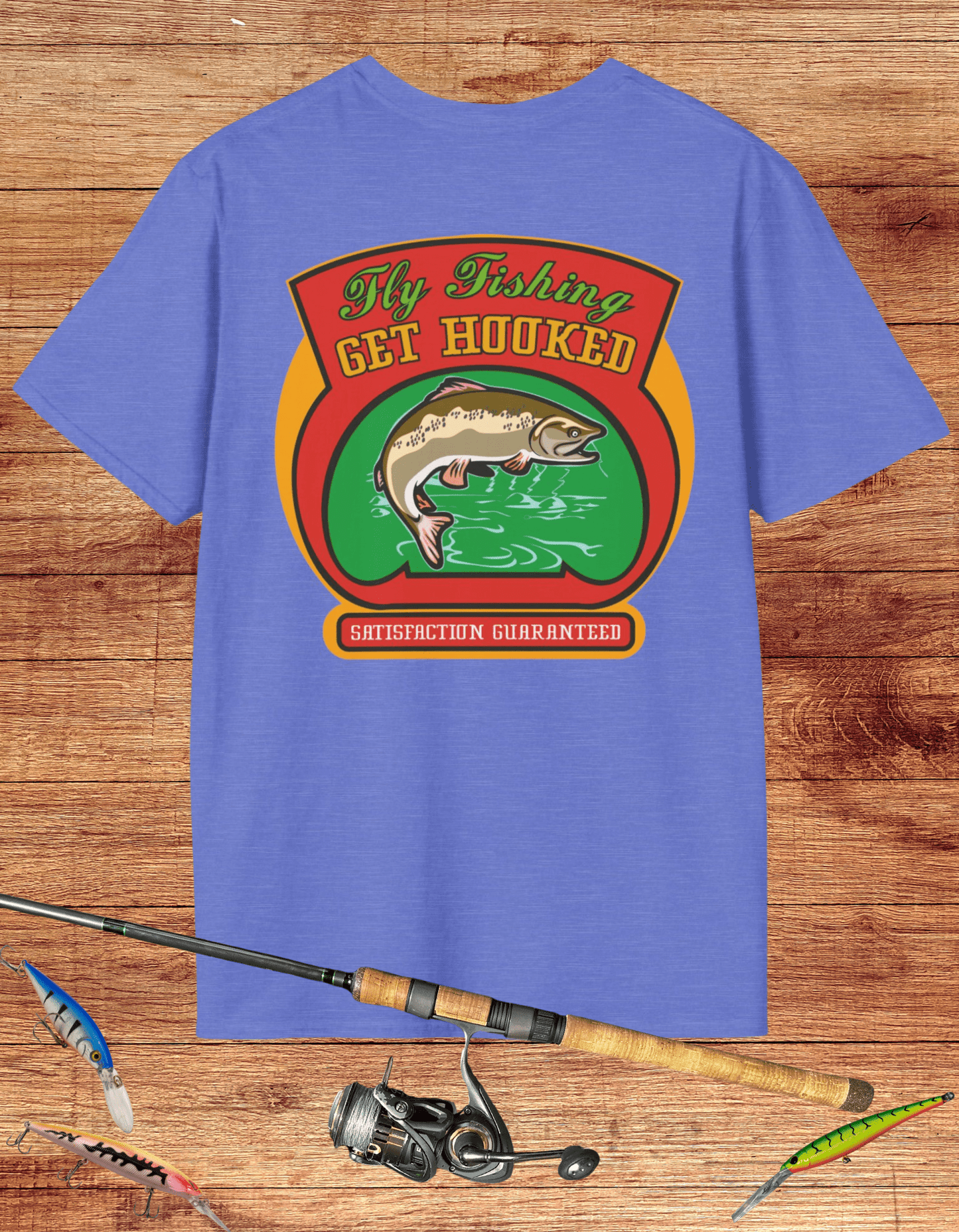 Fly Fishing Get Hooked Tee