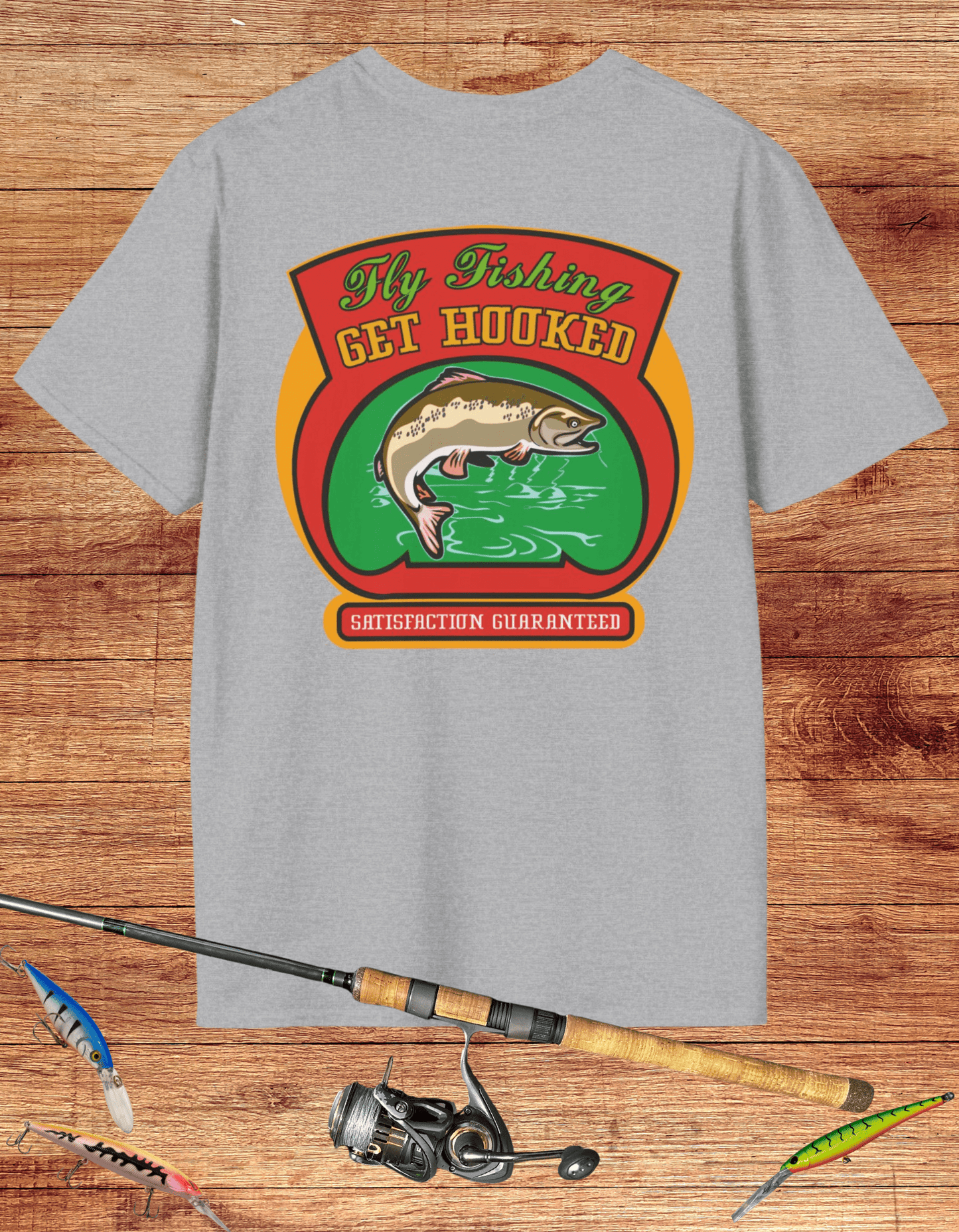 Fly Fishing Get Hooked Tee