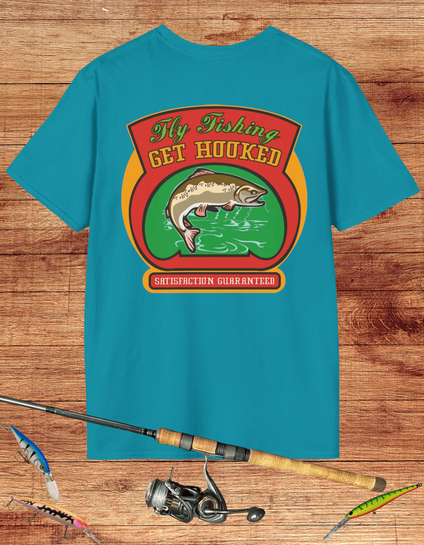 Fly Fishing Get Hooked Tee