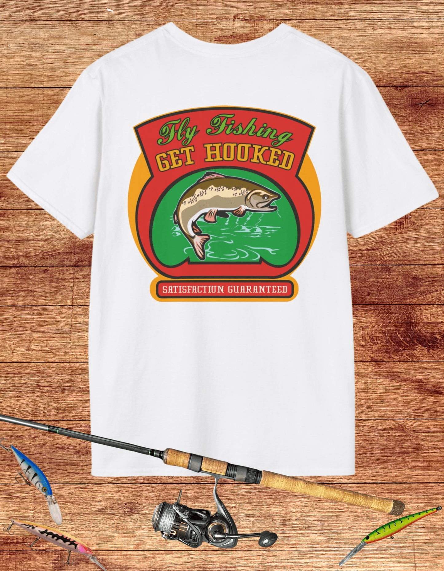 Fly Fishing Get Hooked Tee