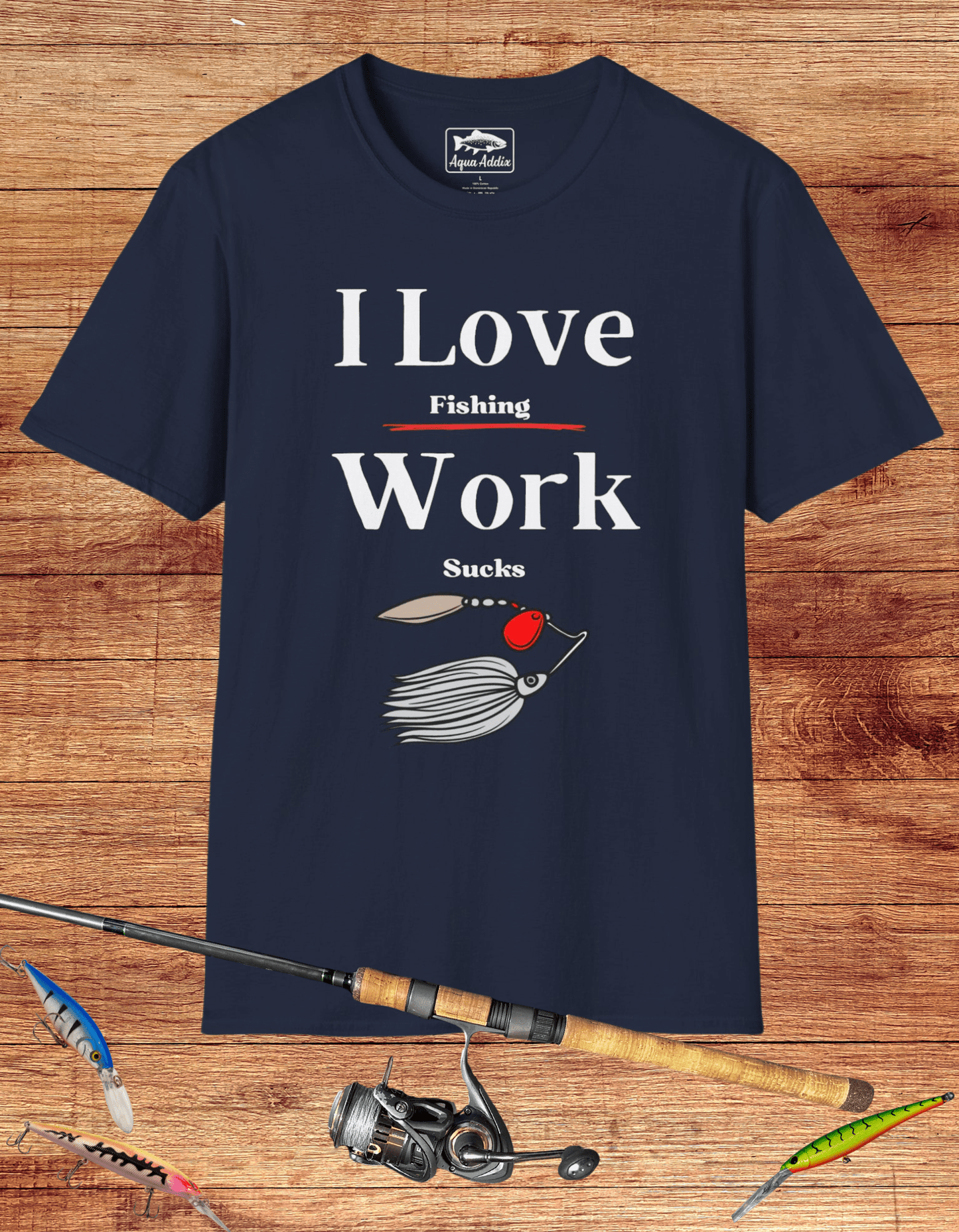 I Love Work Tee