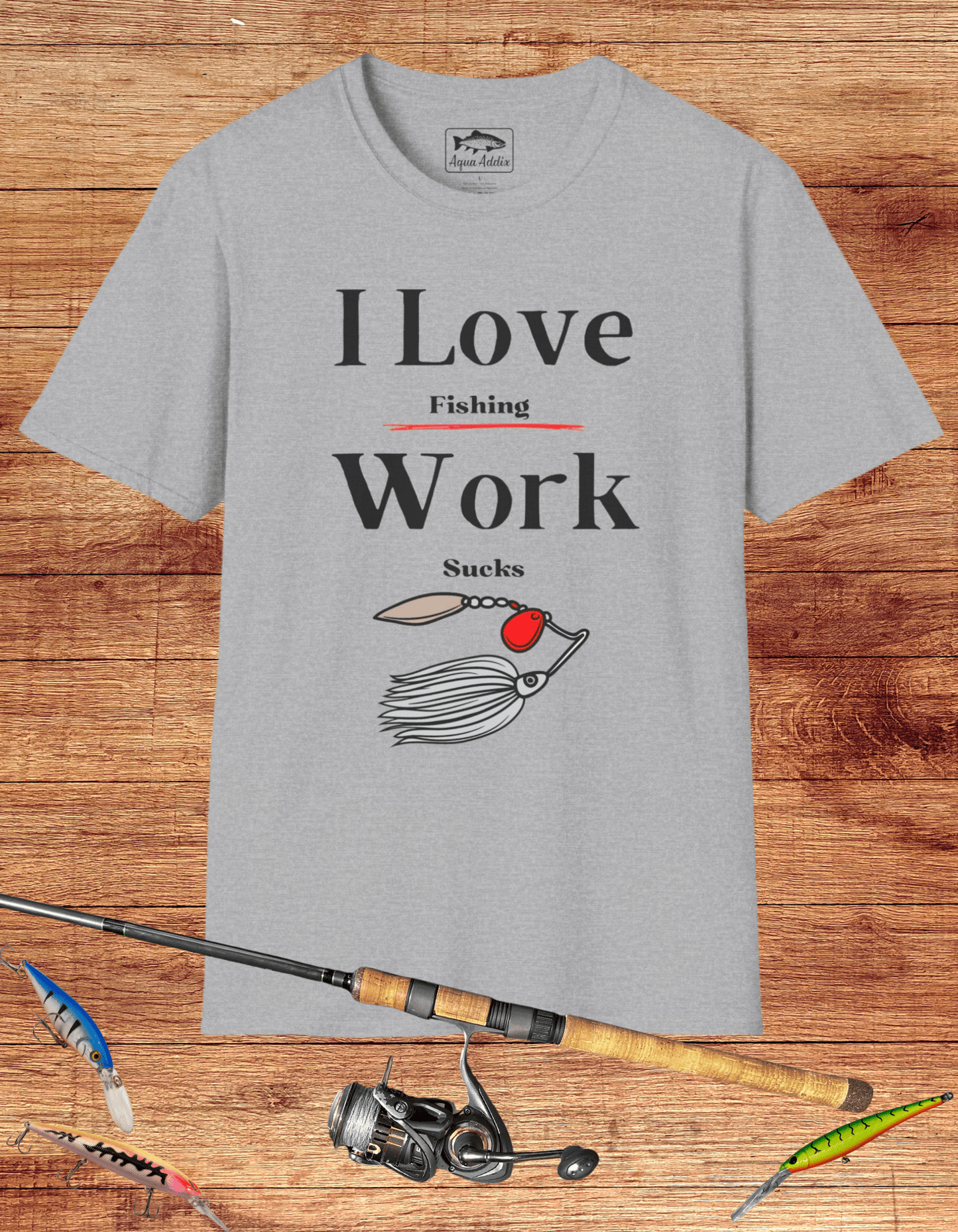 I Love Work Tee