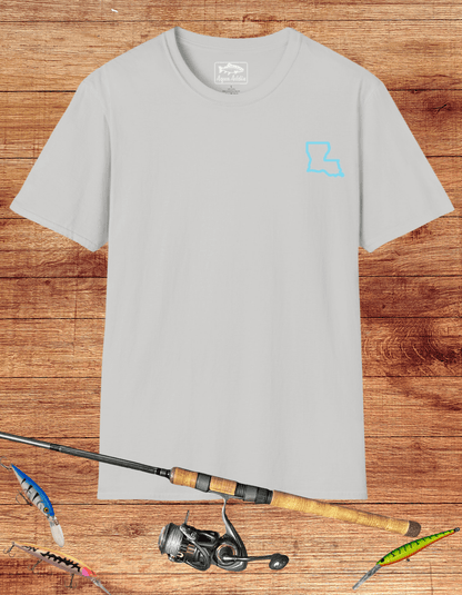 Louisiana Redfish License Plate Tee