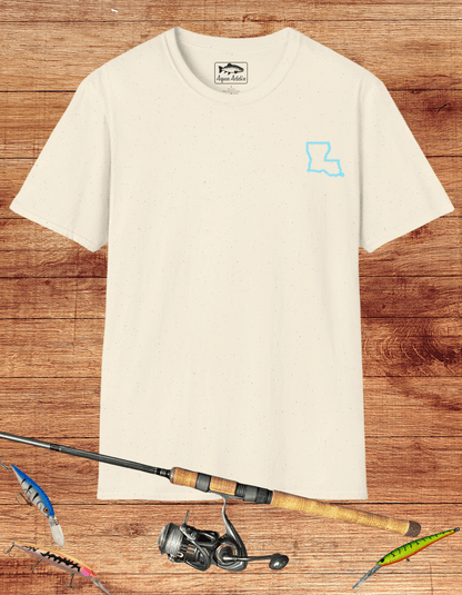 Louisiana Redfish License Plate Tee