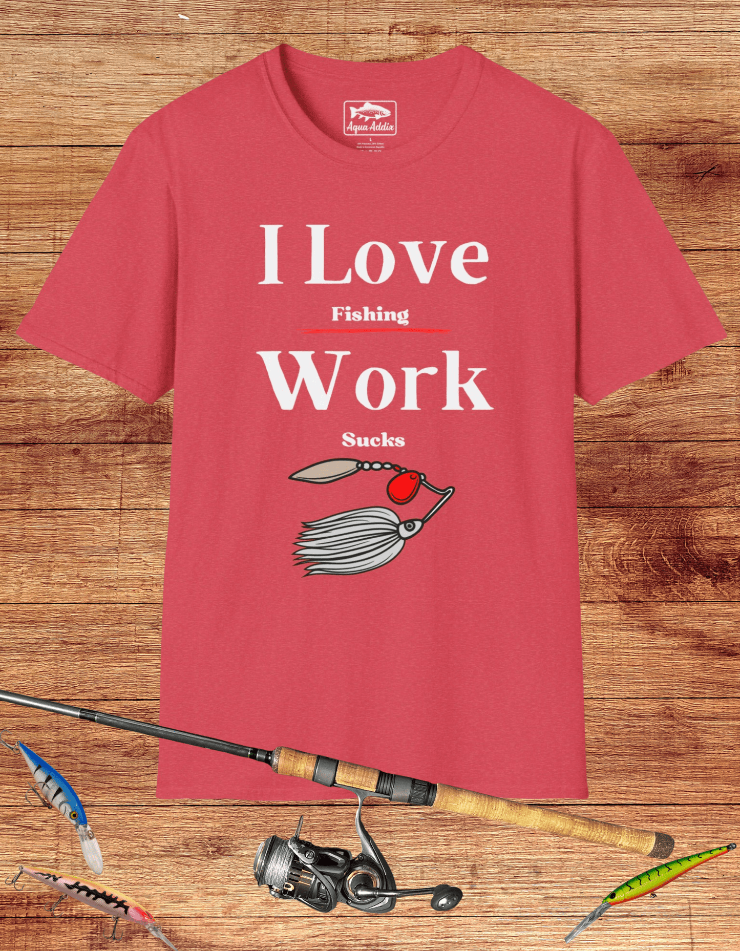 I Love Work Tee