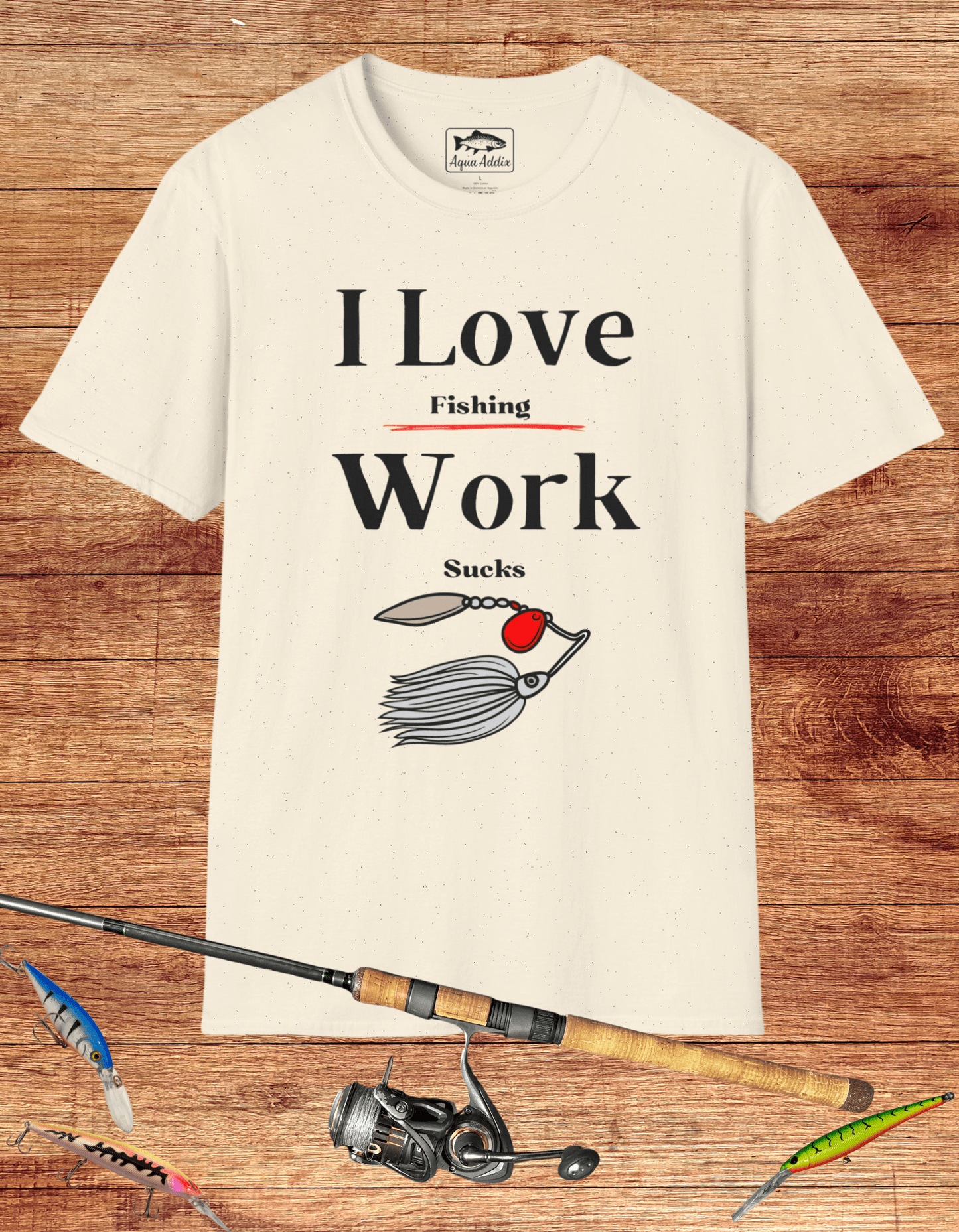 I Love Work Tee