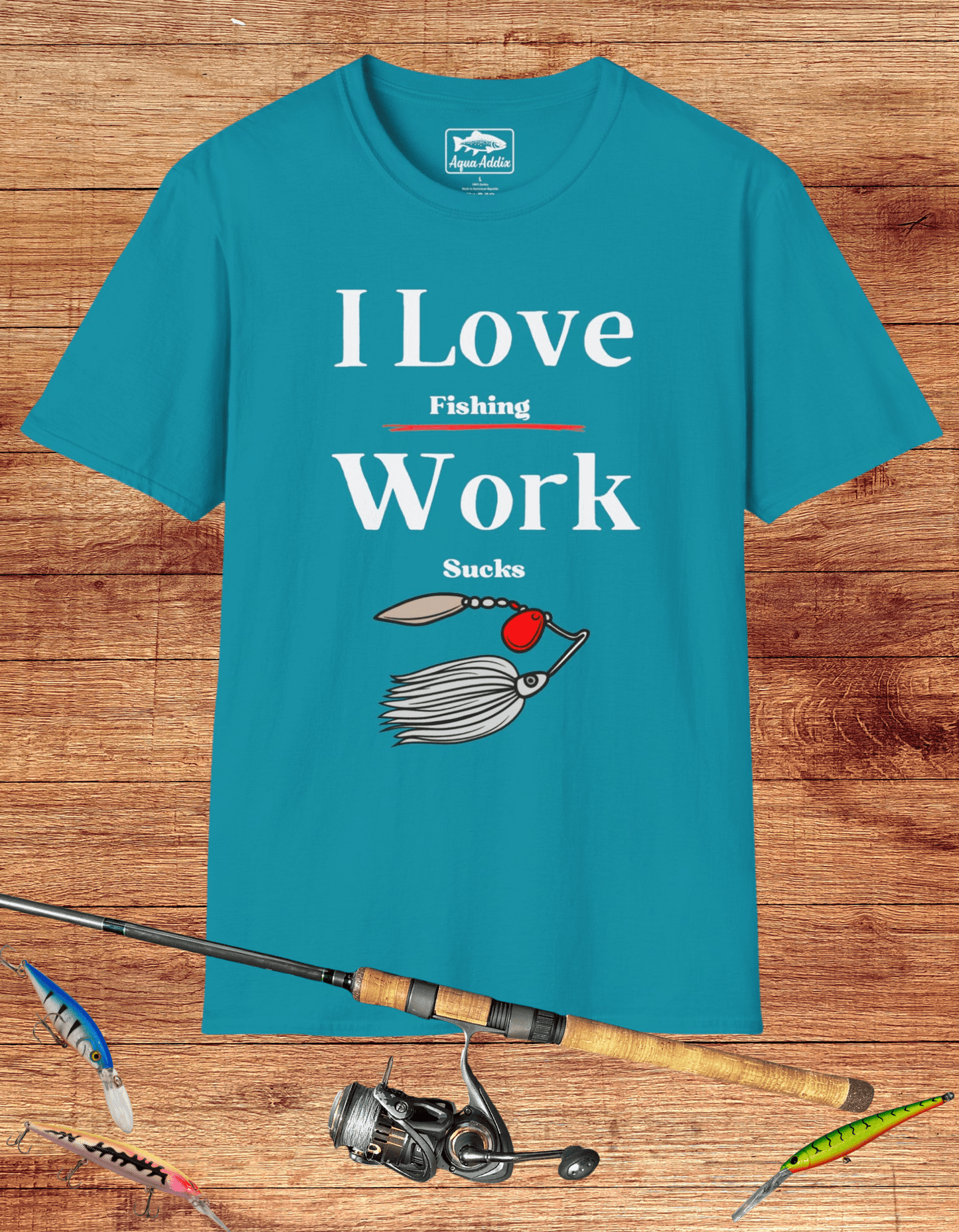 I Love Work Tee