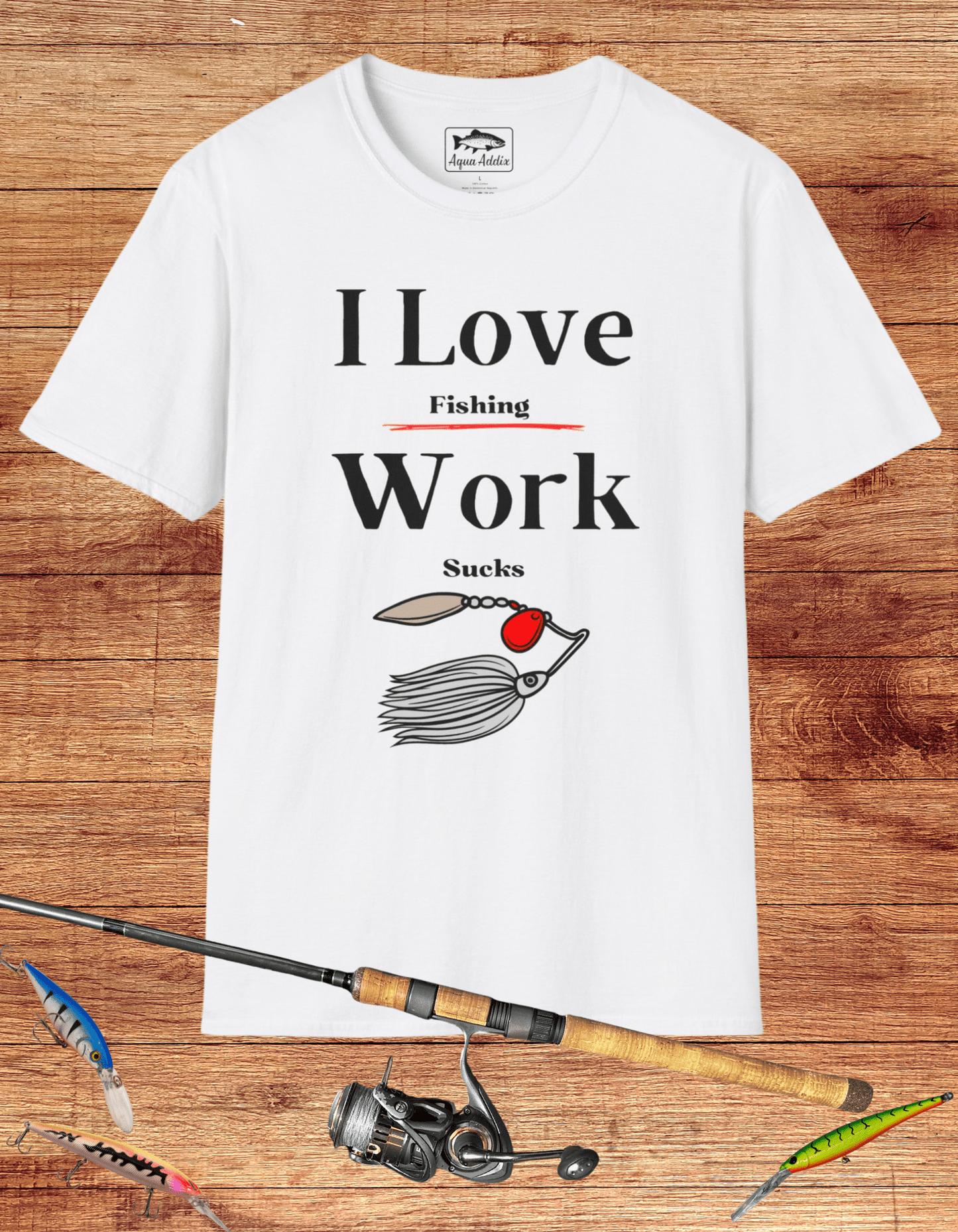 I Love Work Tee