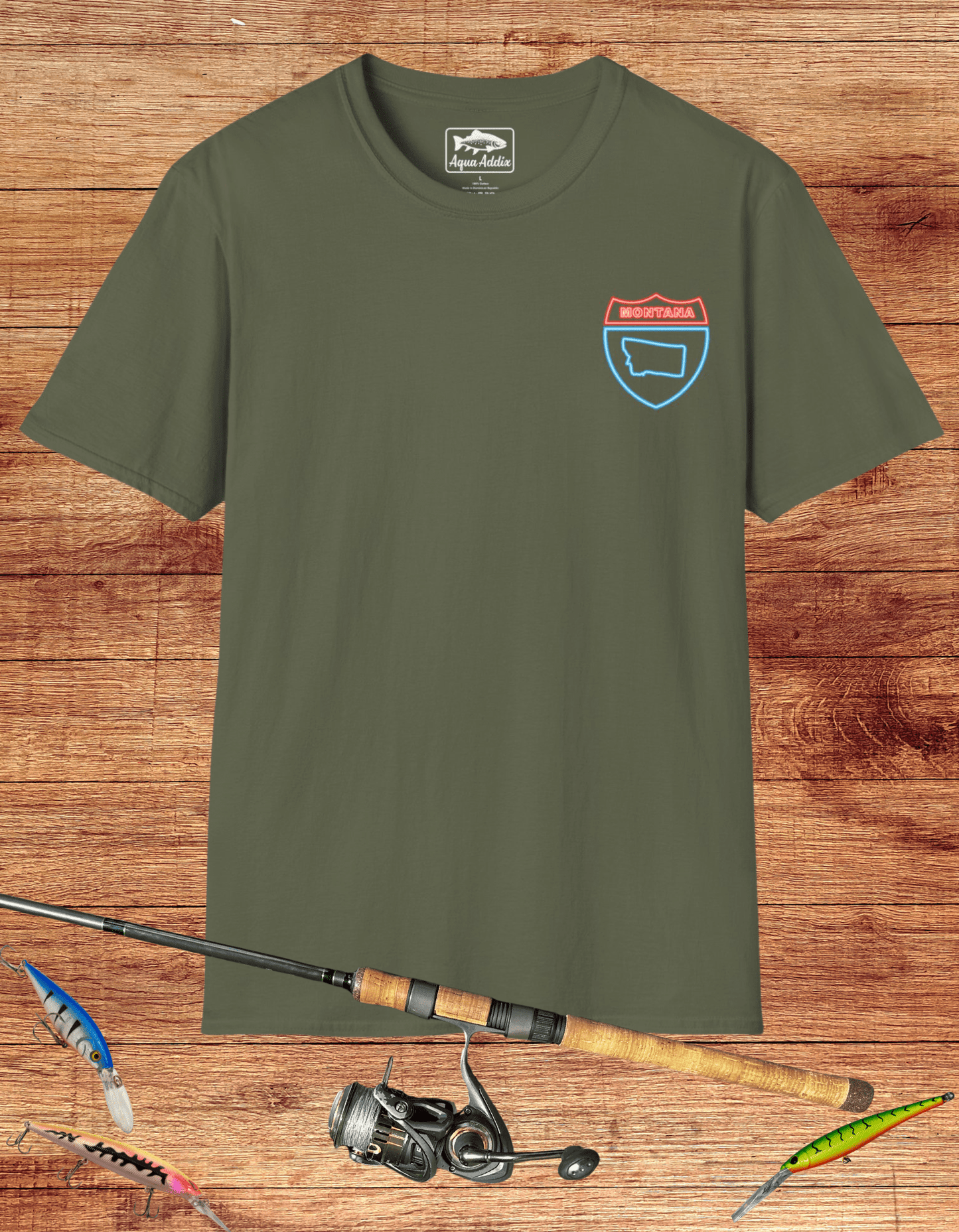 Montana Trout License Plate Tee