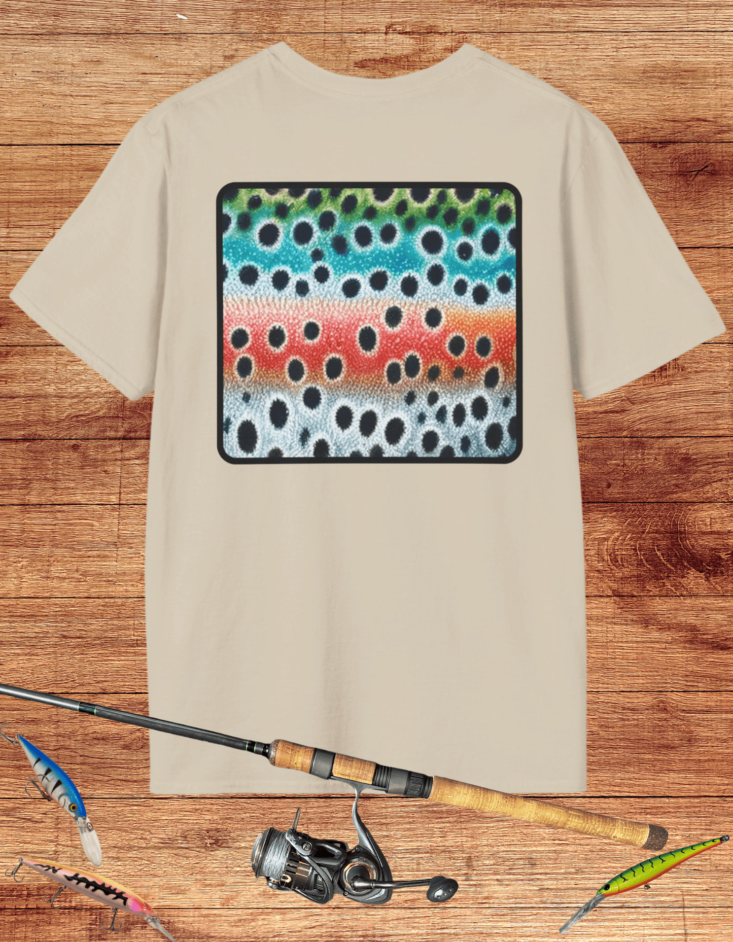 Rainbow Trout Print Tee