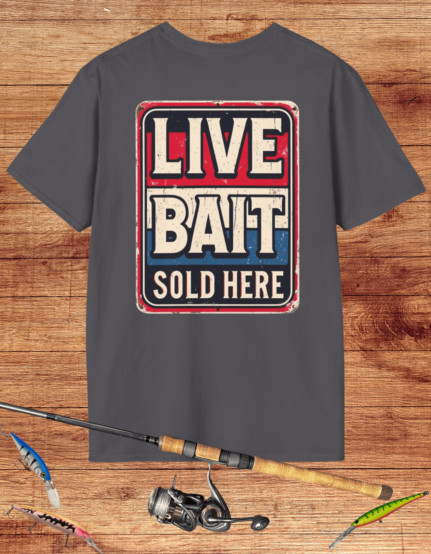 Retro Live Bait Sold Here Tee