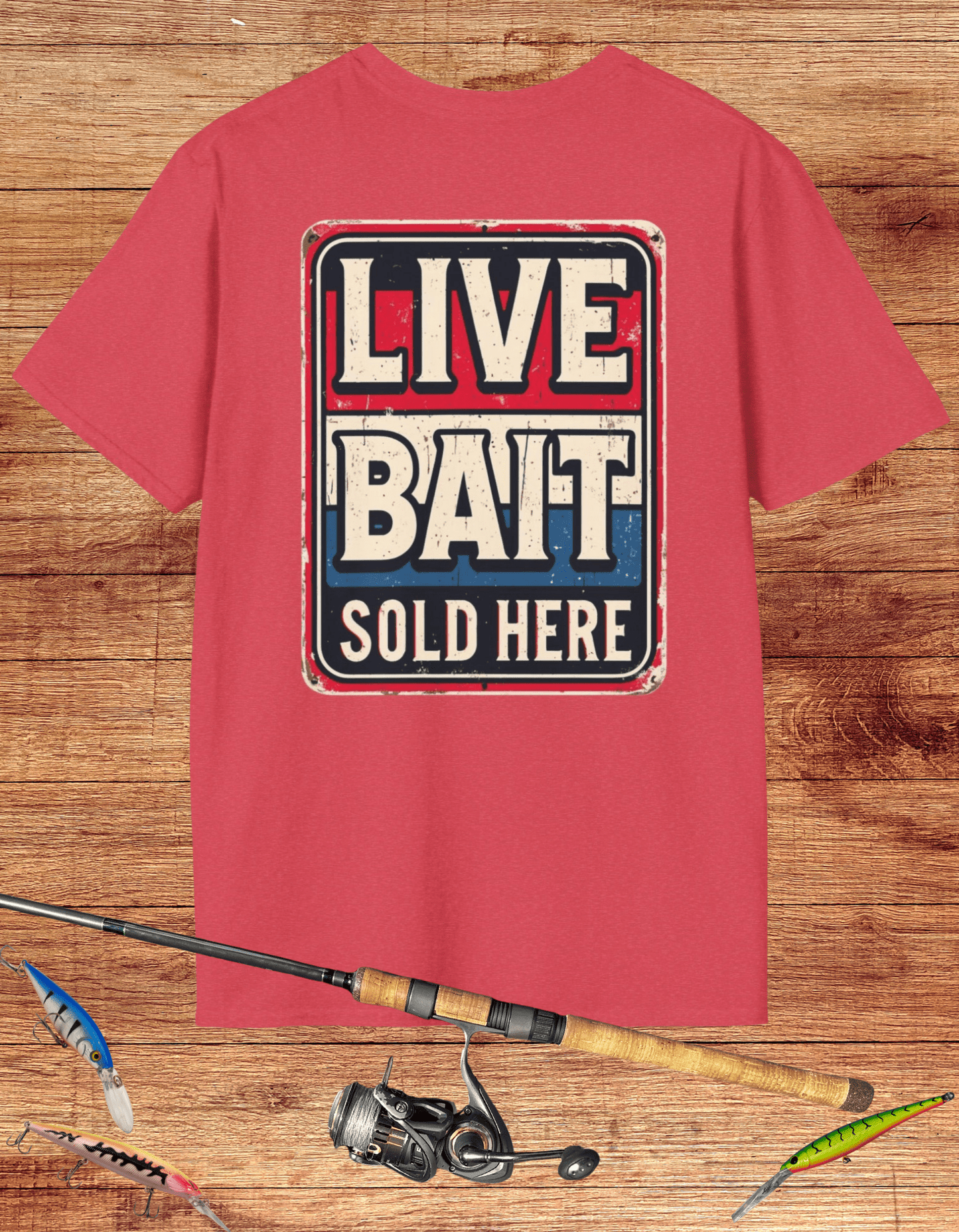 Retro Live Bait Sold Here Tee